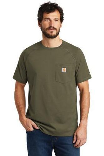 Carhartt Force Cotton Delmont Short Sleeve T-Shirt. CT100410 image thumbnail