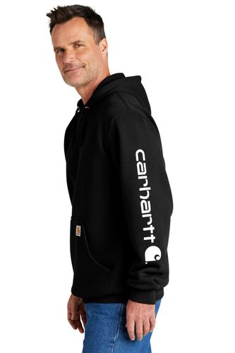 Carhartt Midweight Hooded Logo Sweatshirt CTK288 image thumbnail