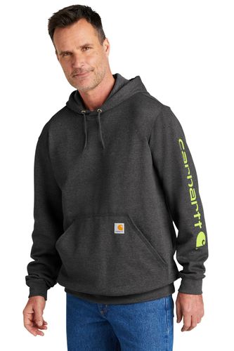 Carhartt Midweight Hooded Logo Sweatshirt CTK288 image thumbnail