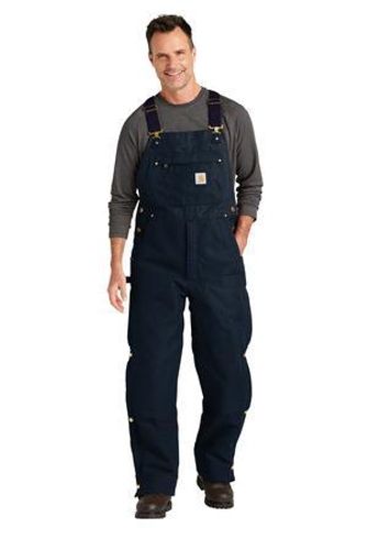 29" Inseam-Carhartt Short Firm Duck Insulated Bib Overalls CTS104393 image thumbnail