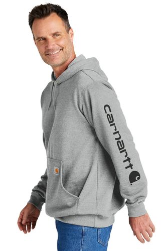 Carhartt Midweight Hooded Logo Sweatshirt CTK288 image thumbnail