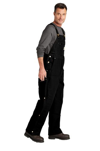 29" Inseam-Carhartt Short Firm Duck Insulated Bib Overalls CTS104393 image thumbnail