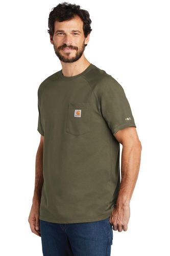 Carhartt Force Cotton Delmont Short Sleeve T-Shirt. CT100410 image thumbnail