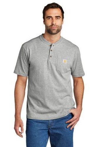 Carhartt Short Sleeve Henley T-Shirt CTK84 image thumbnail