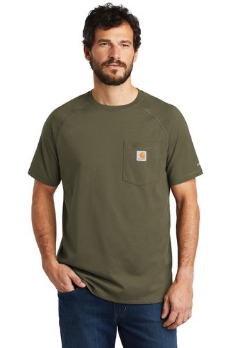 Carhartt Force Cotton Delmont Short Sleeve T-Shirt. CT100410 image thumbnail