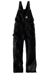 Image of 33" Inseam- Carhartt Tall Firm Duck Insulated Bib Overalls CTT104393