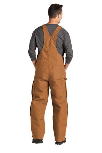 29" Inseam-Carhartt Short Firm Duck Insulated Bib Overalls CTS104393 image thumbnail