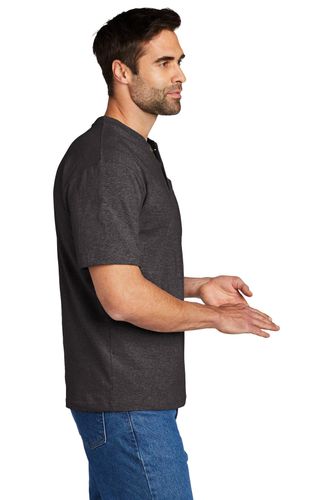 Carhartt Short Sleeve Henley T-Shirt CTK84 image thumbnail