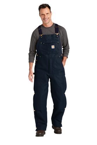 29" Inseam-Carhartt Short Firm Duck Insulated Bib Overalls CTS104393 image thumbnail