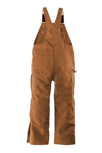 33" Inseam- Carhartt Tall Firm Duck Insulated Bib Overalls CTT104393 image thumbnail