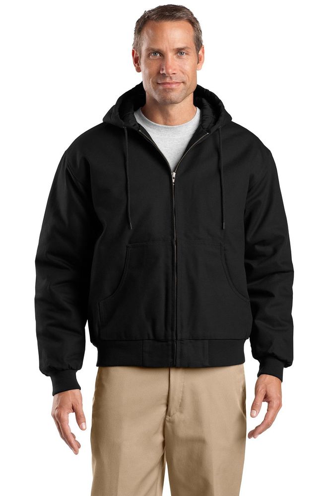 CornerStone Tall Duck Cloth Hooded Work Jacket. TLJ763H primary image