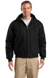 Image of CornerStone Tall Duck Cloth Hooded Work Jacket. TLJ763H