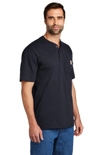 Carhartt Short Sleeve Henley T-Shirt CTK84 image thumbnail
