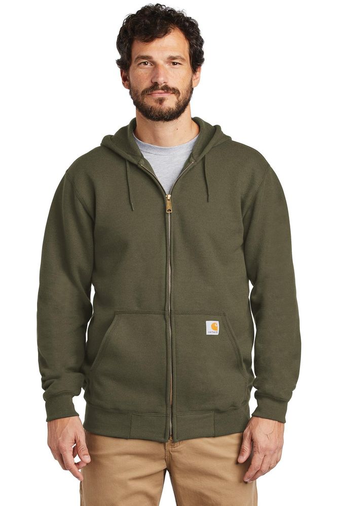 Carhartt Midweight Hooded Zip-Front Sweatshirt. CTK122 primary image