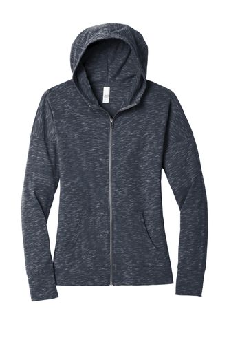 District Women's Medal Full-Zip Hoodie. DT665 image thumbnail