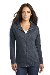 Image of District Women's Medal Full-Zip Hoodie. DT665