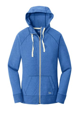 New Era Ladies Sueded Cotton Blend Full-Zip Hoodie. LNEA122 image thumbnail