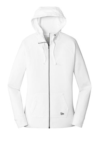 New Era Ladies Sueded Cotton Blend Full-Zip Hoodie. LNEA122 image thumbnail