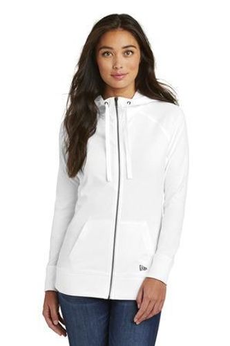 New Era Ladies Sueded Cotton Blend Full-Zip Hoodie. LNEA122 image thumbnail