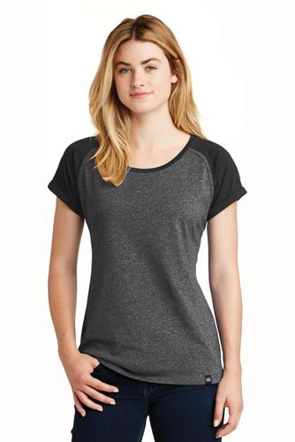 New Era Ladies Heritage Blend Varsity Tee. LNEA107 image thumbnail