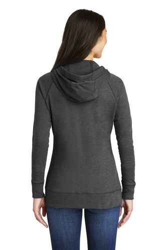 New Era Ladies Sueded Cotton Blend Full-Zip Hoodie. LNEA122 image thumbnail