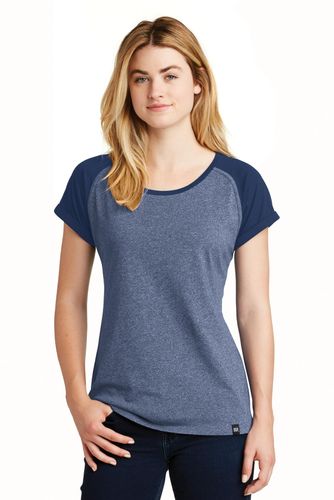 New Era Ladies Heritage Blend Varsity Tee. LNEA107 image thumbnail