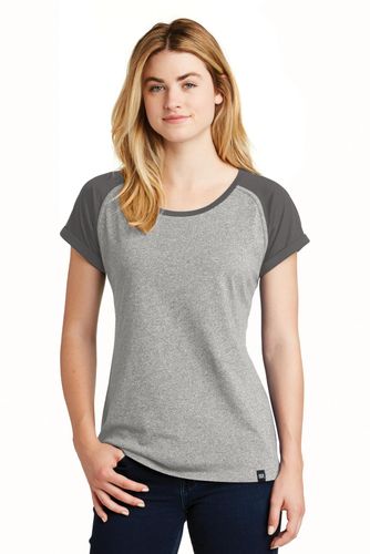 New Era Ladies Heritage Blend Varsity Tee. LNEA107 image thumbnail