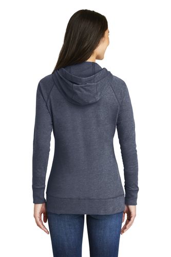 New Era Ladies Sueded Cotton Blend Full-Zip Hoodie. LNEA122 image thumbnail