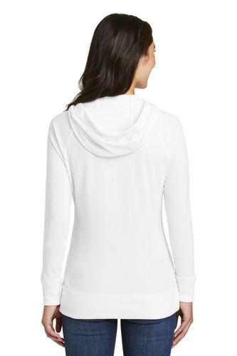 New Era Ladies Sueded Cotton Blend Full-Zip Hoodie. LNEA122 image thumbnail