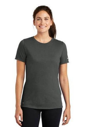 Nike Ladies Dri-FIT Cotton/Poly Scoop Neck Tee. NKBQ5234 image thumbnail