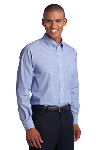 Port Authority Crosshatch Easy Care Shirt. S640 image thumbnail