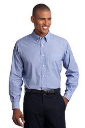 Image of Port Authority Tall Crosshatch Easy Care Shirt. TLS640