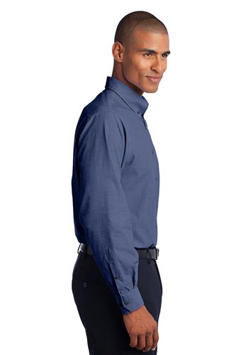 Port Authority Crosshatch Easy Care Shirt. S640 image thumbnail