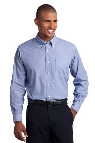 Port Authority Tall Crosshatch Easy Care Shirt. TLS640 image thumbnail