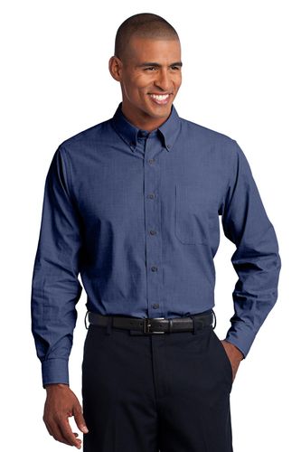 Port Authority Tall Crosshatch Easy Care Shirt. TLS640 image thumbnail