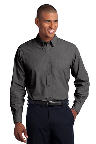 Port Authority Tall Crosshatch Easy Care Shirt. TLS640 image thumbnail