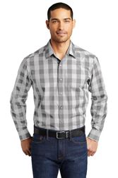 Image of Port Authority Everyday Plaid Shirt. W670