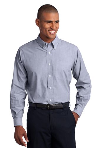 Port Authority Crosshatch Easy Care Shirt. S640 image thumbnail