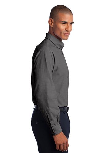 Port Authority Crosshatch Easy Care Shirt. S640 image thumbnail