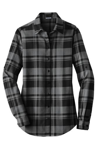 Port Authority Ladies Plaid Flannel Tunic . LW668 image thumbnail