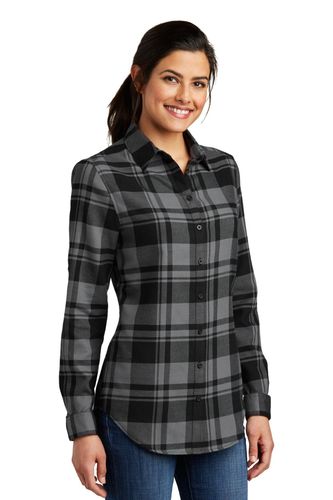 Port Authority Ladies Plaid Flannel Tunic . LW668 image thumbnail