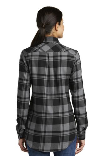 Port Authority Ladies Plaid Flannel Tunic . LW668 image thumbnail