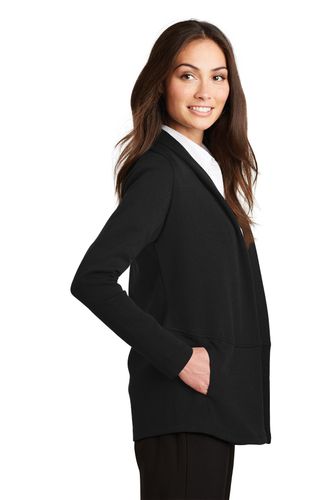 Port Authority Ladies Interlock Cardigan. L807 image thumbnail