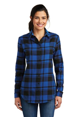 Port Authority Ladies Plaid Flannel Tunic . LW668 image thumbnail