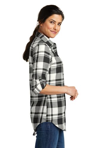 Port Authority Ladies Plaid Flannel Tunic . LW668 image thumbnail