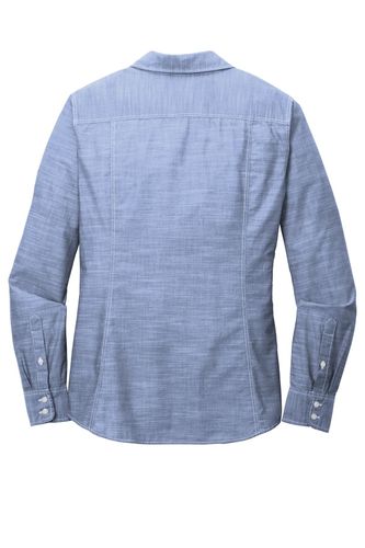 Port Authority Ladies Slub Chambray Shirt. LW380 image thumbnail Port Authority Ladies Slub Chambray Shirt. LW380 image thumbnail