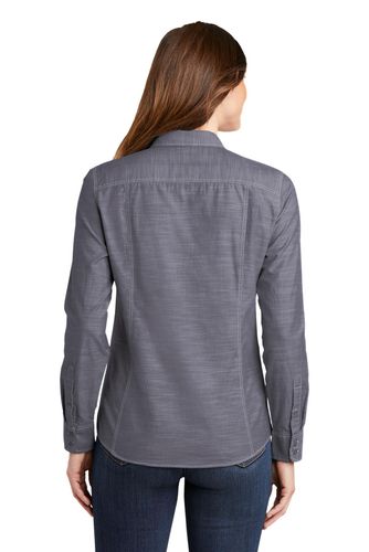 Port Authority Ladies Slub Chambray Shirt. LW380 image thumbnail Port Authority Ladies Slub Chambray Shirt. LW380 image thumbnail