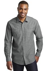 Image of Port Authority Slub Chambray Shirt. W380