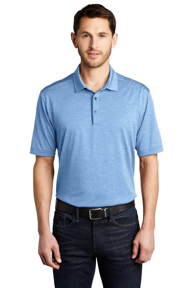 Port Authority Shadow Stripe Polo. K585 primary image
