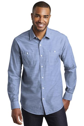 Port Authority Slub Chambray Shirt. W380 image thumbnail